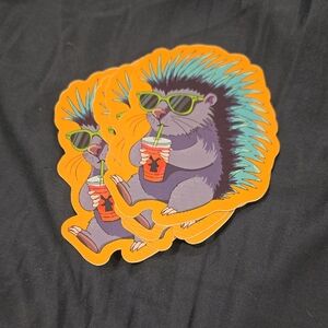 Dutch Bros Porcupine Sticker